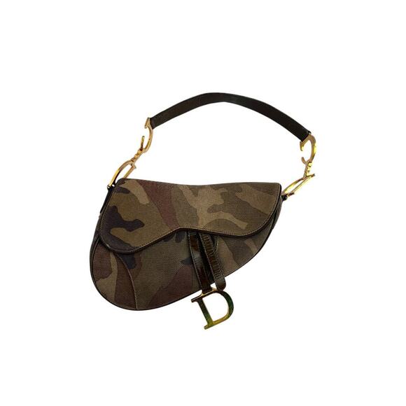 Vintage Dior Camo saddle bag( big size) - Picture 1 of 11